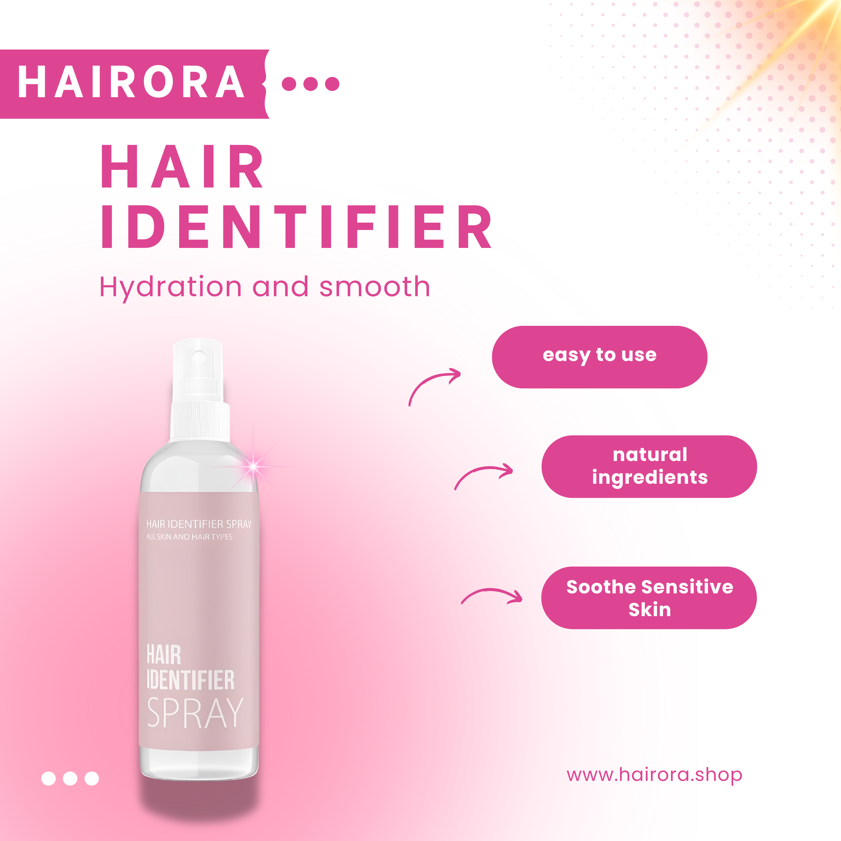 Hair Identifier Spray 100ml (Pack Of 2)